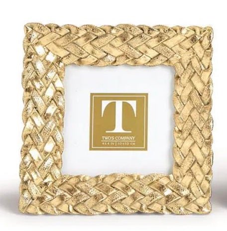 Tresse d'or Gold Photo Frame 4X4 - Bria Blair Creative