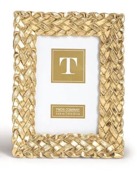 Tresse d'or Gold Photo Frame 4X6 - Bria Blair Creative