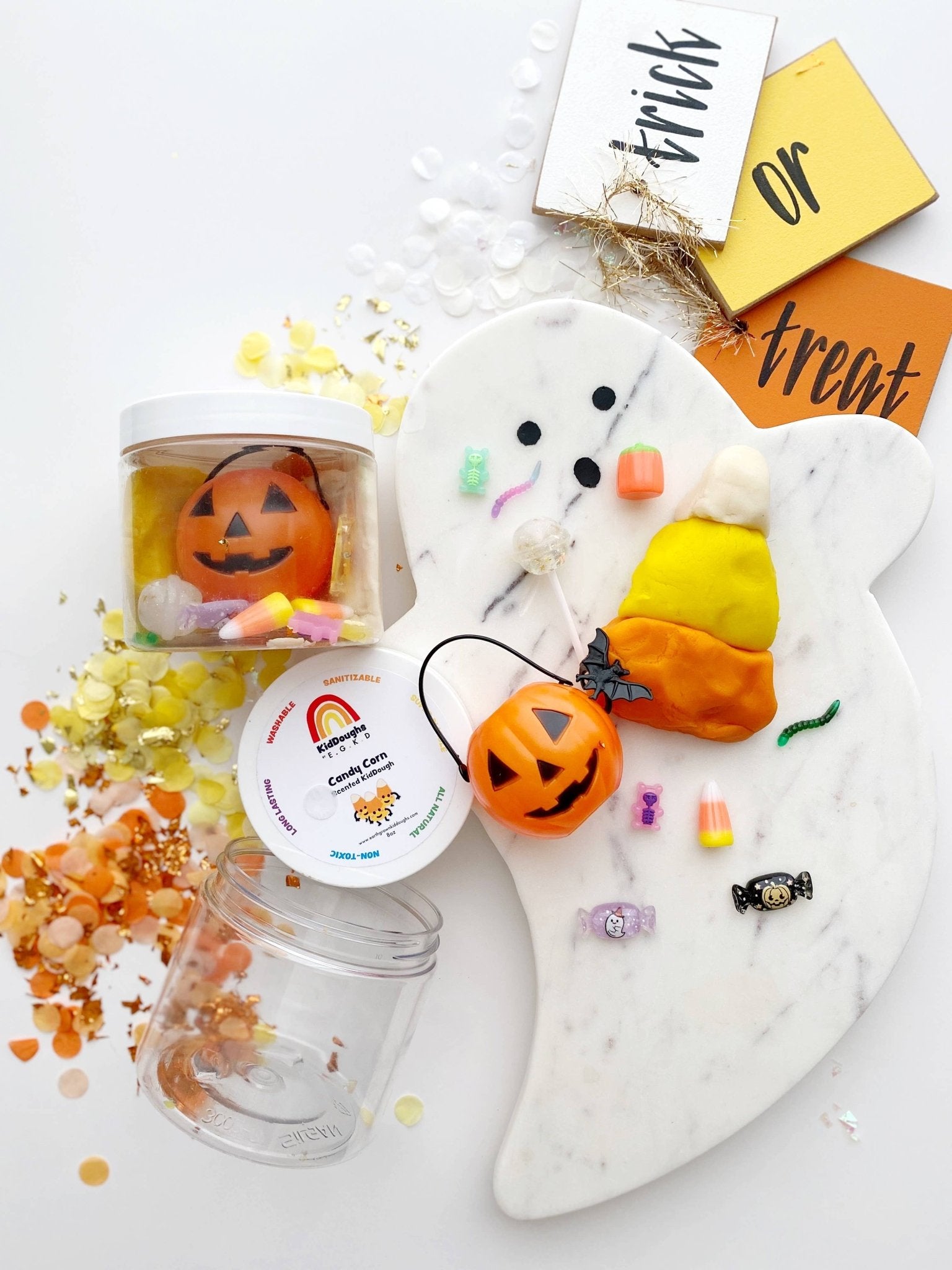 Trick or Treat (Candy Corn) Dough - To - Go - Bria Blair Creative