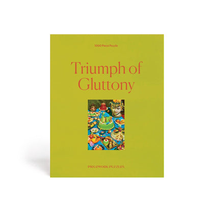 Triumph of Gluttony 1000 Piece Puzzle - Bria Blair Creative