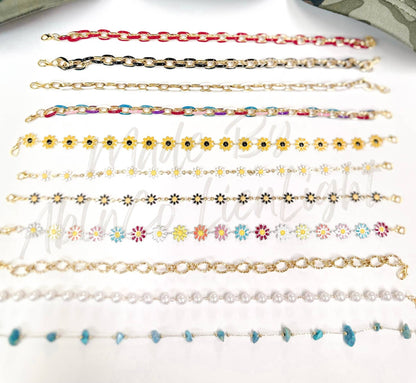 Trucker hat chains trucker hat jewelry chains: Turquoise stone - Bria Blair Creative
