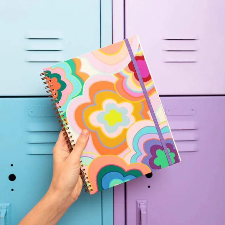 Undated Perpetual Planner - Trippy Floral - Bria Blair Creative