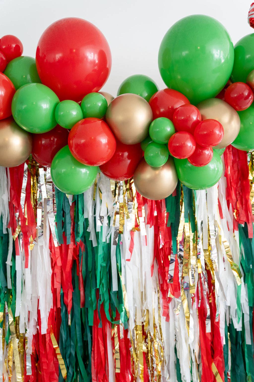 Under The Mistletoe Fringe Backdrop: 4' W x 6' H - Bria Blair Creative