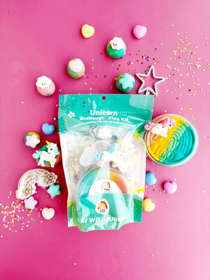 Unicorn (Rainbow Sherbet) KidDough Play Kit - Bria Blair Creative