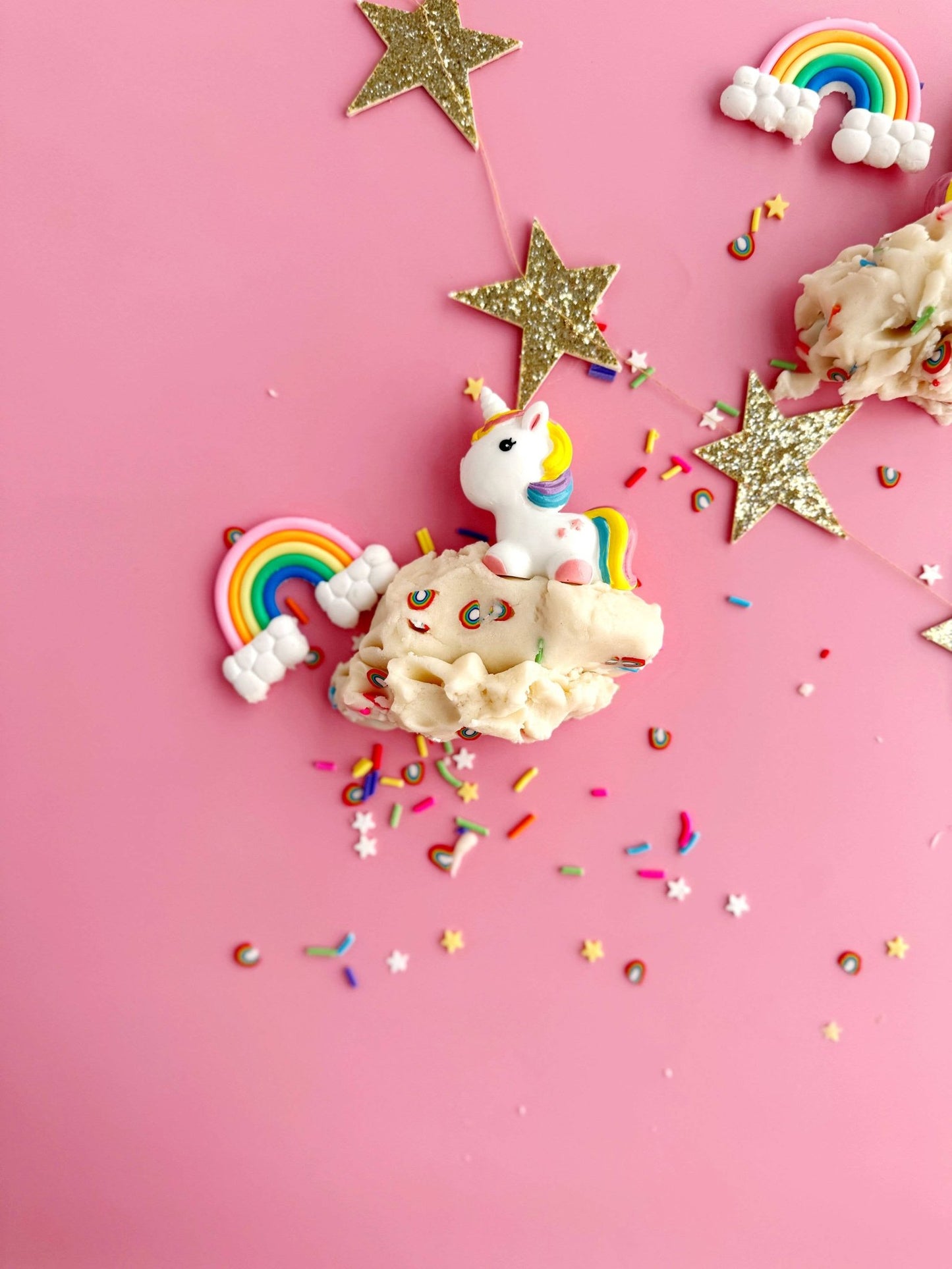 Unicorn (Vanilla Buttercream) Mini Dough - To - Go - Bria Blair Creative