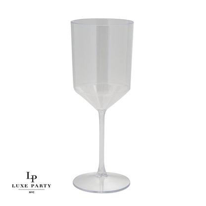 Upscale Clear Plastic Wine Cups | 4 Cups - Bria Blair Creative