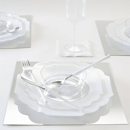 Upscale Clear Plastic Wine Cups | 4 Cups - Bria Blair Creative