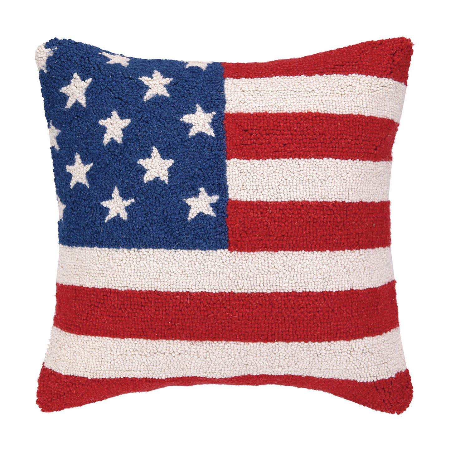 USA American Flag Red White and Blue Hook Pillow - Bria Blair Creative
