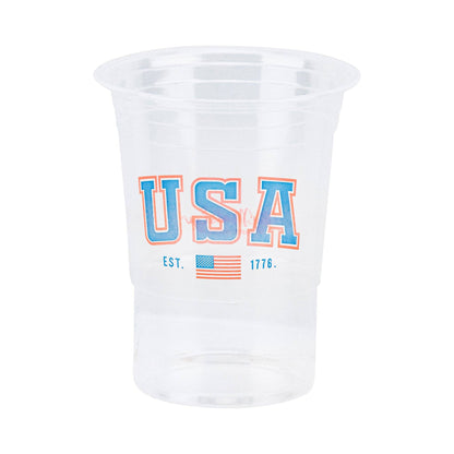 USA Clear Plastic Cups - Bria Blair Creative