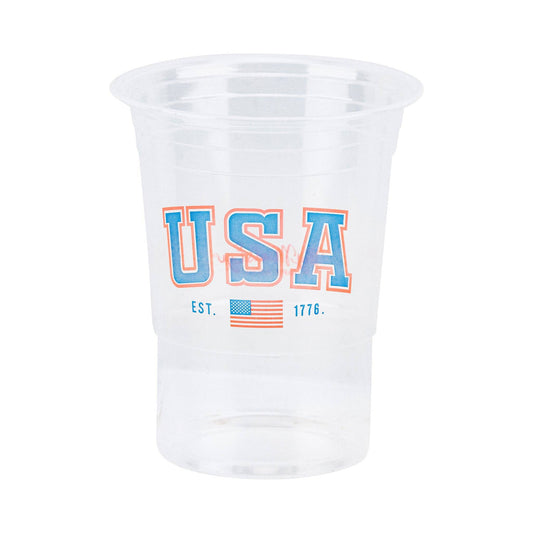 USA Clear Plastic Cups - Bria Blair Creative