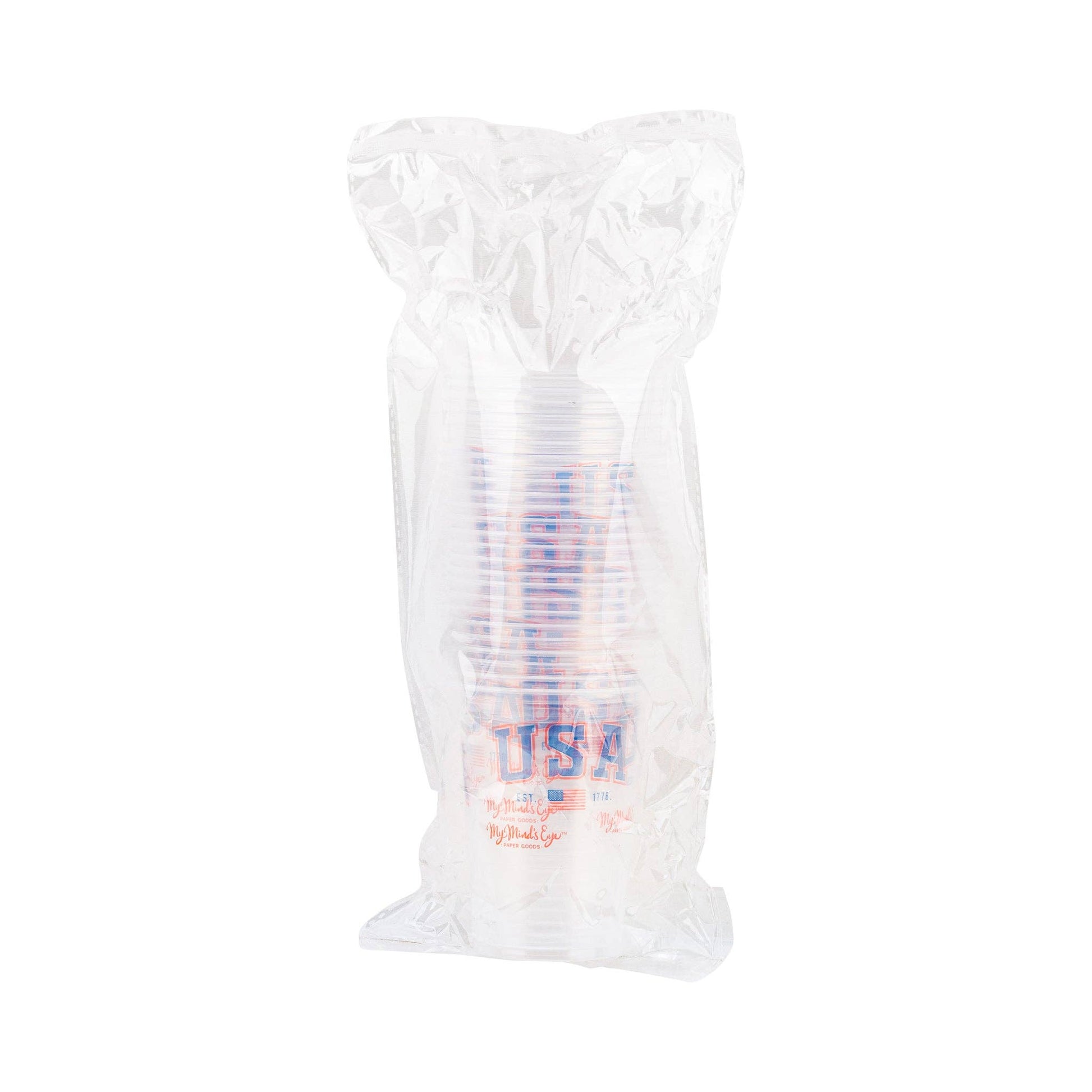 USA Clear Plastic Cups - Bria Blair Creative