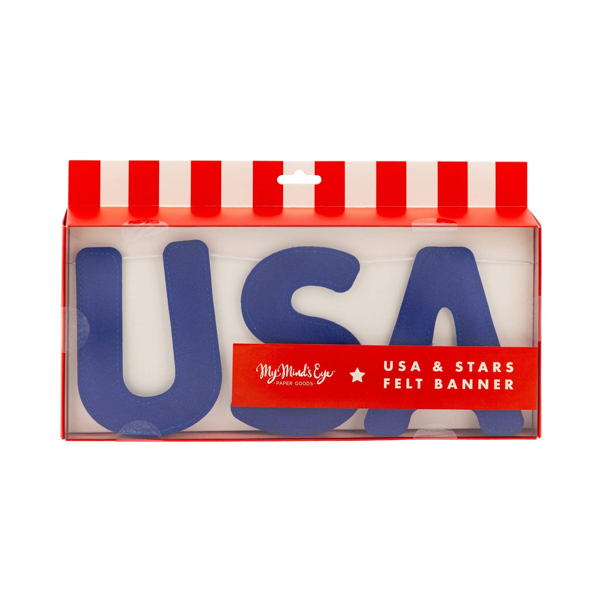 USA Puffy Felt Banner - Bria Blair Creative