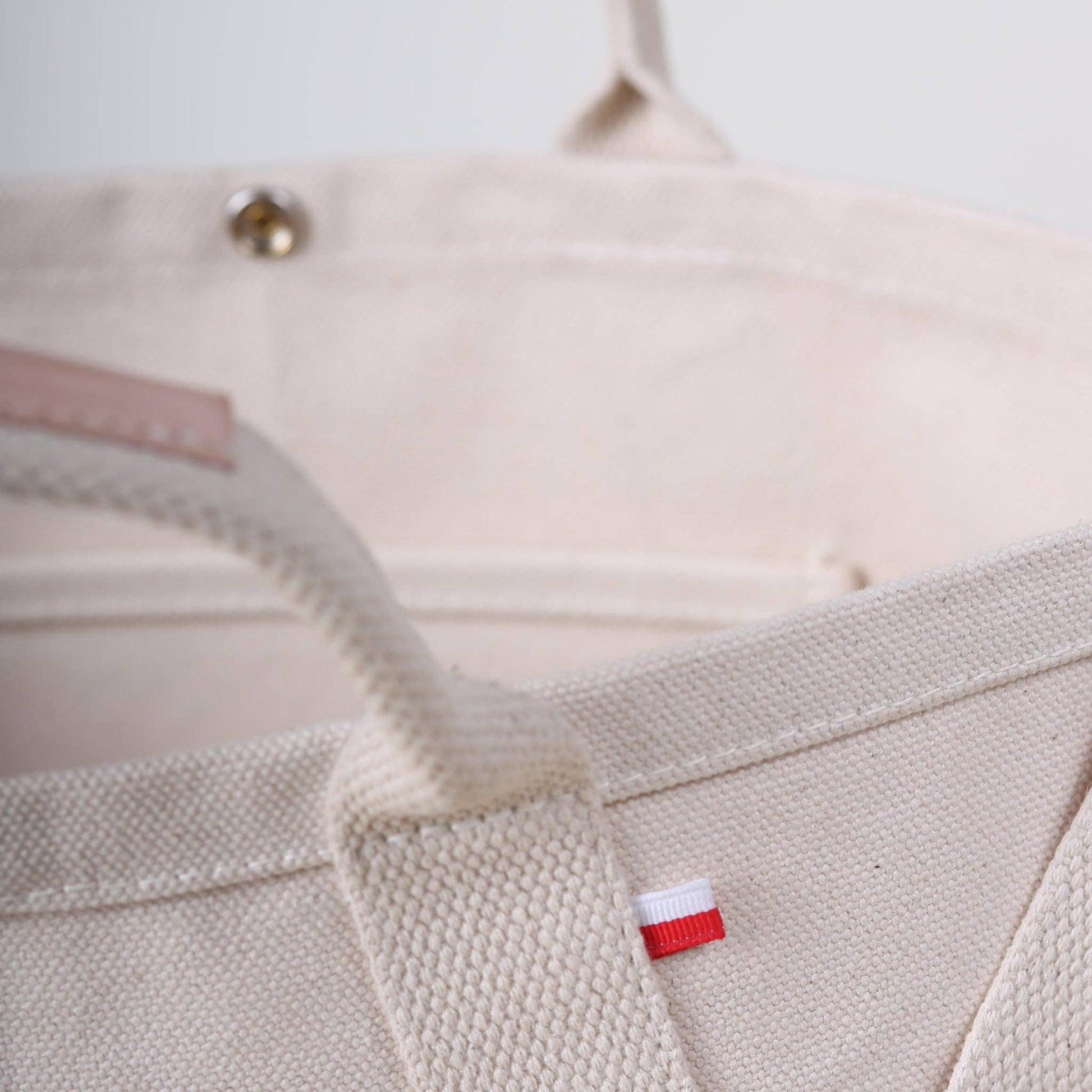 Utility Canvas Crossbody Tote: Natural - Bria Blair Creative