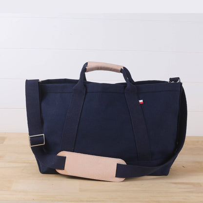 Utility Canvas Crossbody Tote: Natural - Bria Blair Creative