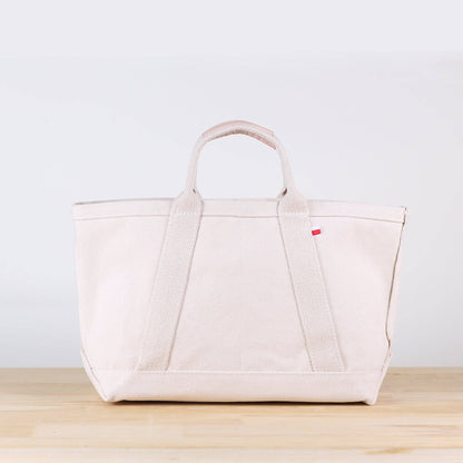 Utility Canvas Crossbody Tote: Natural - Bria Blair Creative