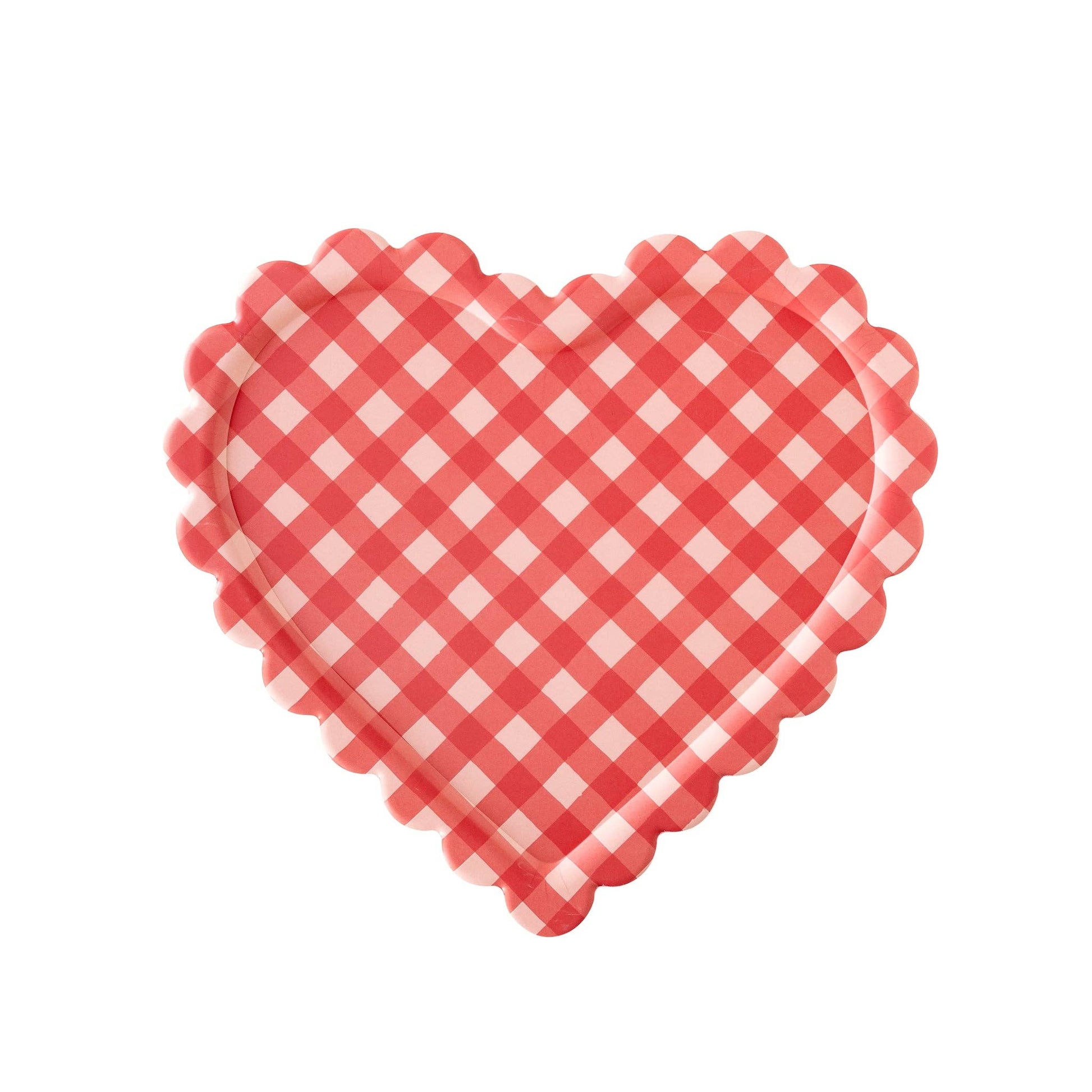 VAL1028 - Checkered Heart Shaped Tray - Bria Blair Creative