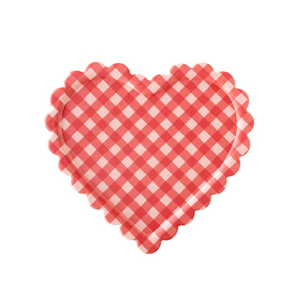VAL1028 - Checkered Heart Shaped Tray - Bria Blair Creative