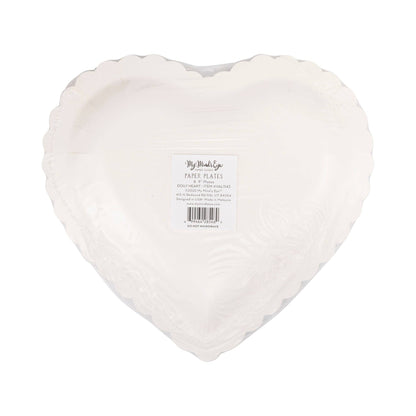 VAL1143 - Doily Heart Plate - Bria Blair Creative