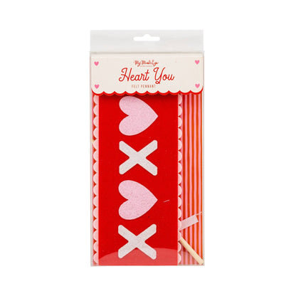 VAL1214 - XOXO Felt Pennant - Bria Blair Creative