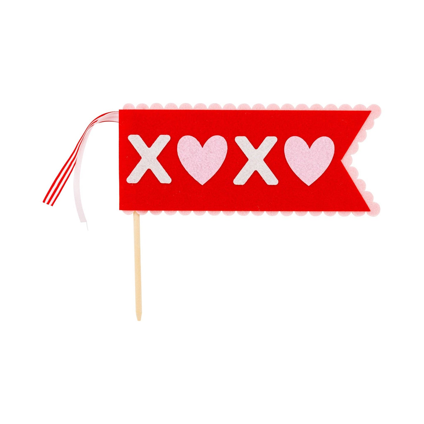 VAL1214 - XOXO Felt Pennant - Bria Blair Creative