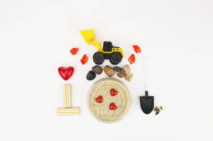 Valentines "I Dig You" Construction KidDough Play Kit - Bria Blair Creative