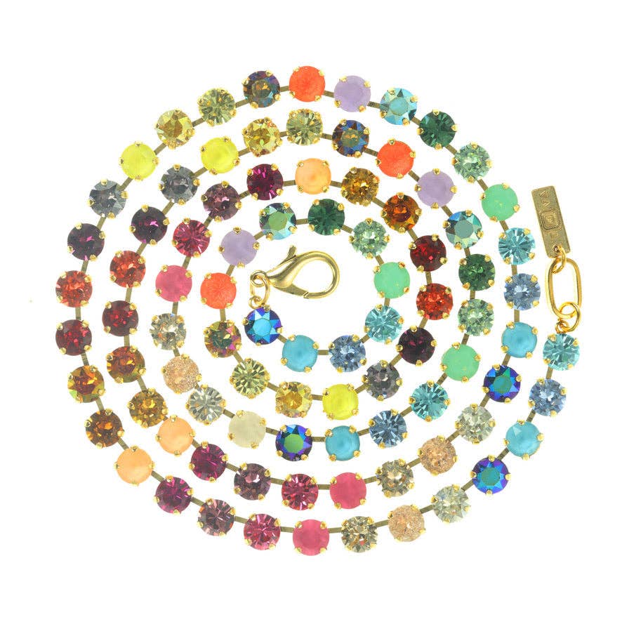 Vanessa Necklace Rainbow Ombre: Black - Bria Blair Creative