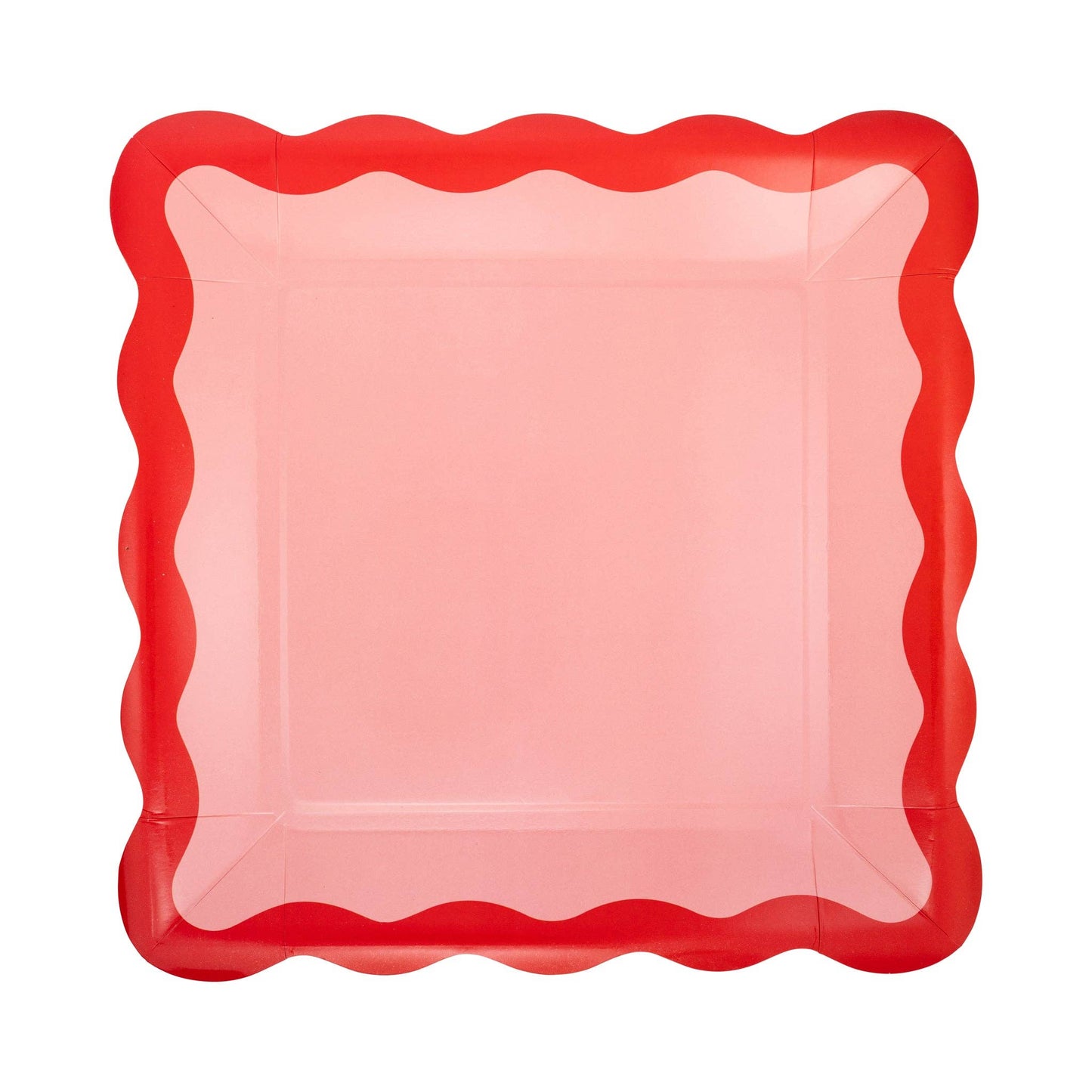 VBW1241 - Pink and Red Ric Rac Plate - Bria Blair Creative