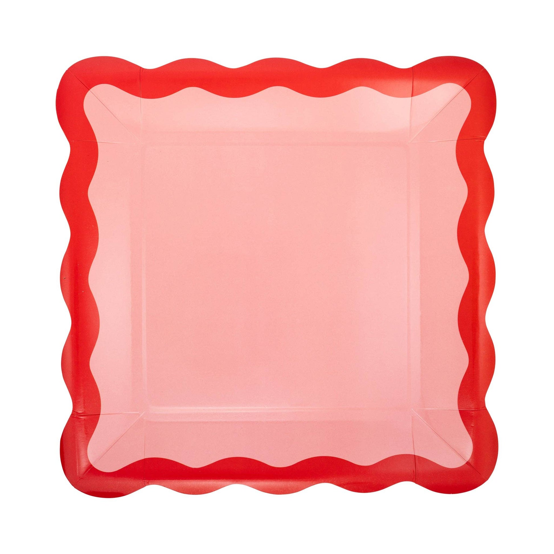 VBW1241 - Pink and Red Ric Rac Plate - Bria Blair Creative