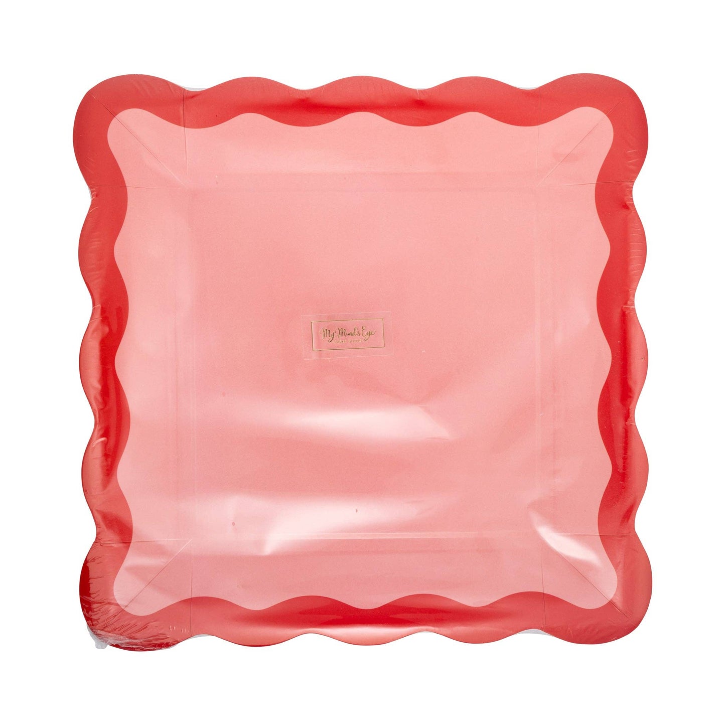 VBW1241 - Pink and Red Ric Rac Plate - Bria Blair Creative