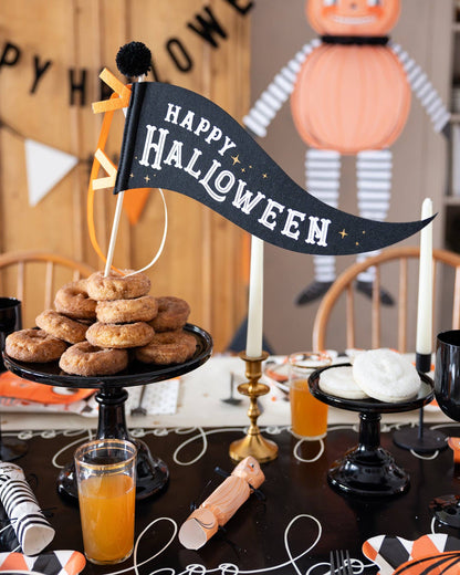 VHP1215 - Happy Halloween Felt Pennant - Bria Blair Creative