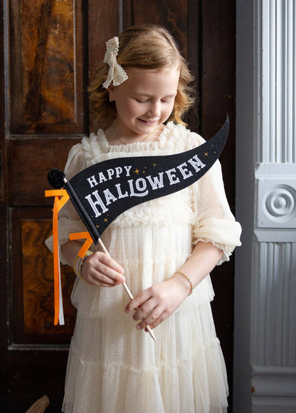 VHP1215 - Happy Halloween Felt Pennant - Bria Blair Creative