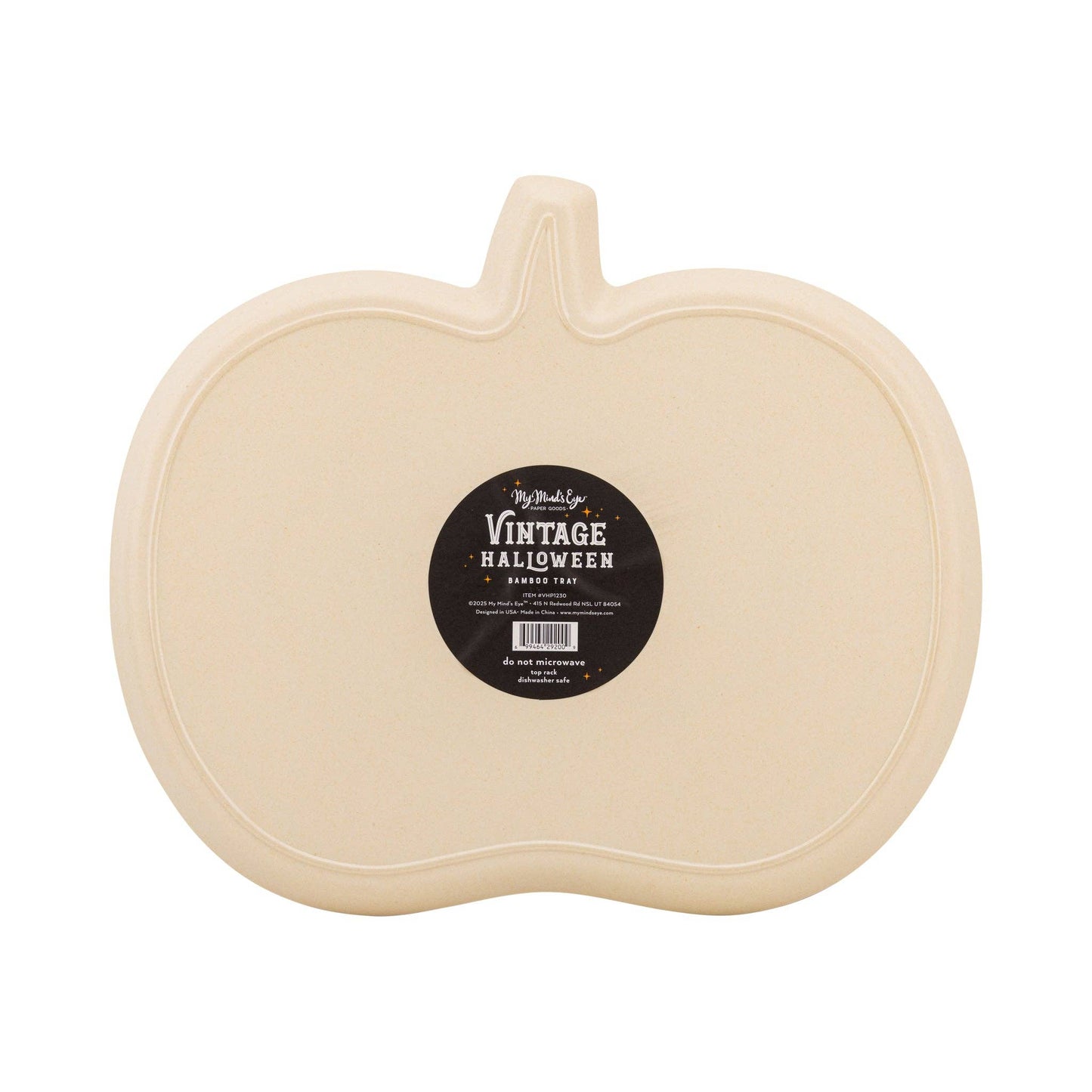VHP1230 - Pumpkin Bamboo Tray - Bria Blair Creative