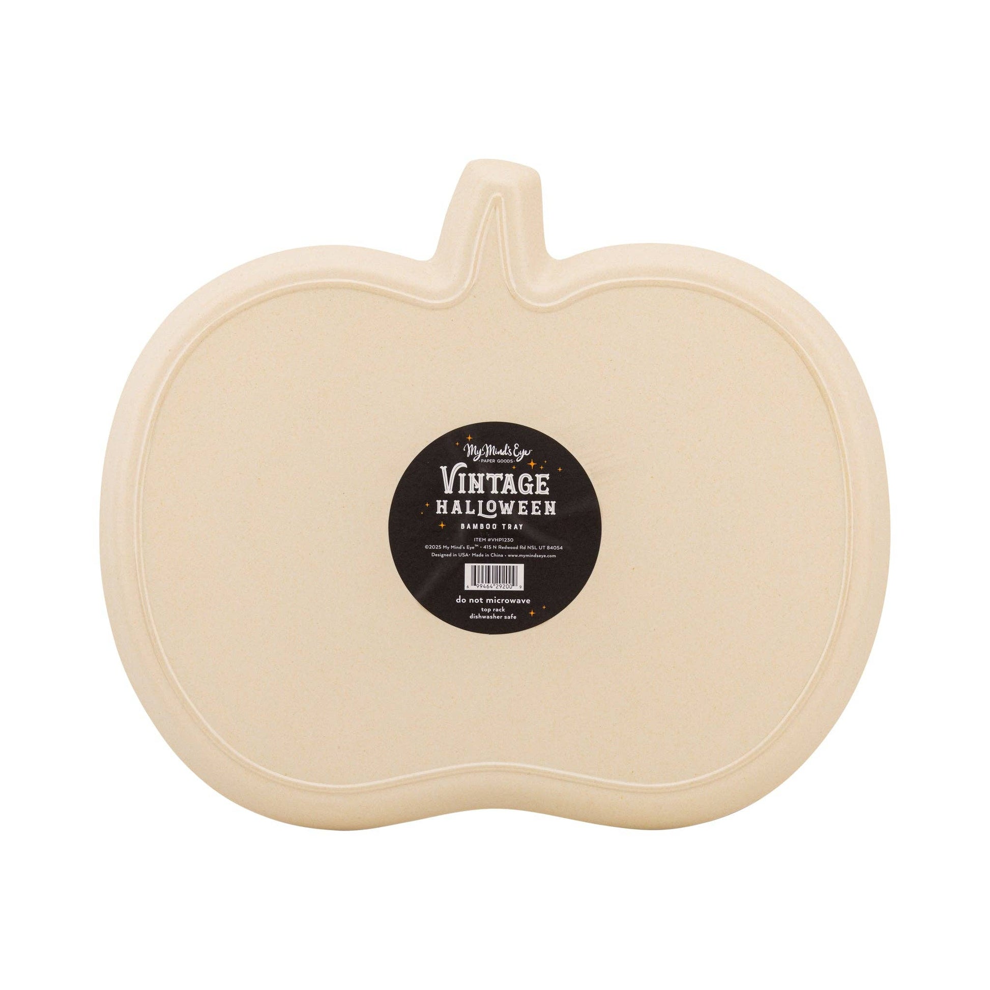 VHP1230 - Pumpkin Bamboo Tray - Bria Blair Creative