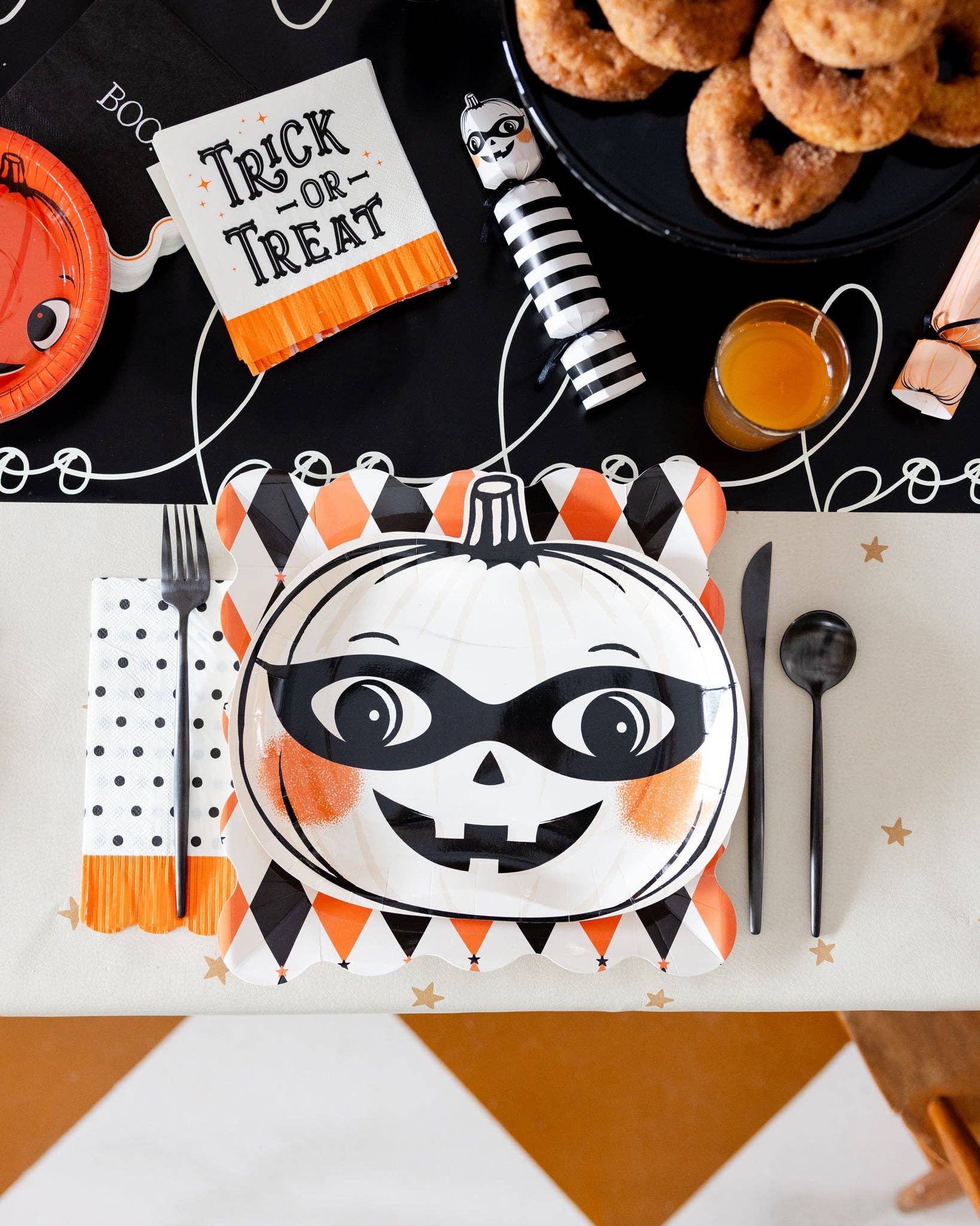 VHP1239 - Vintage Trick or Treat Cocktail Napkin - Bria Blair Creative