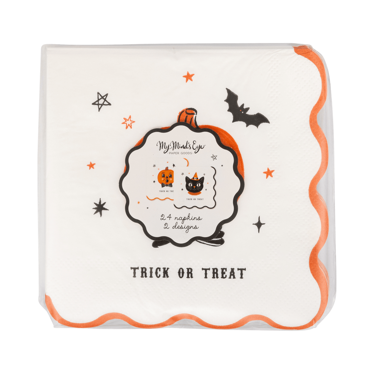 VHP1339 - Vintage Halloween Characters Cocktail Napkin Set - Bria Blair Creative