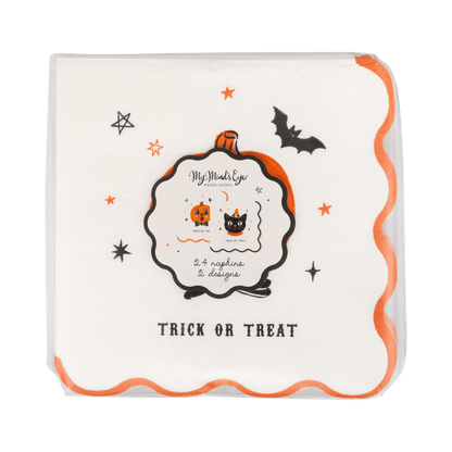 VHP1339 - Vintage Halloween Characters Cocktail Napkin Set - Bria Blair Creative