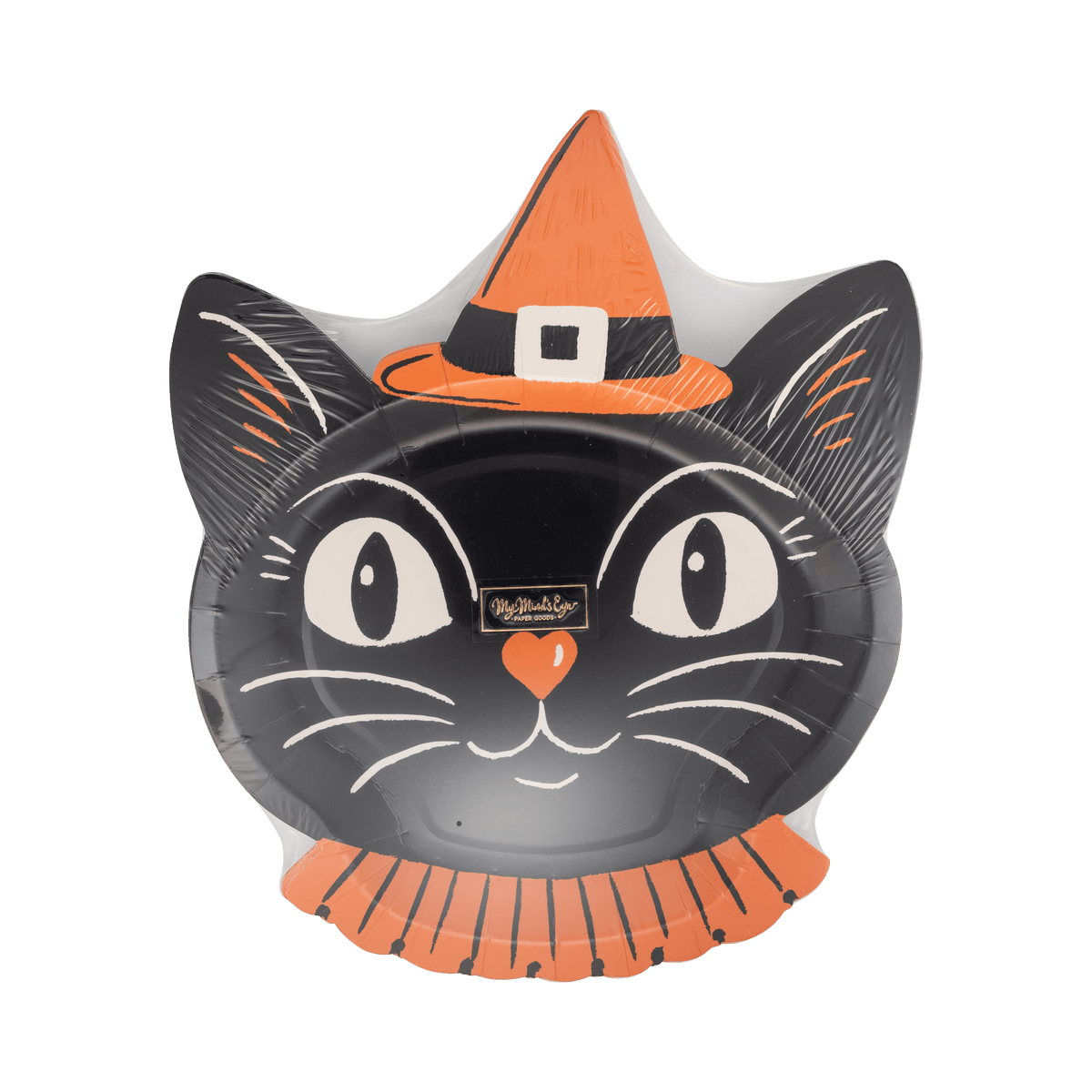 VHP1342 - Vintage Witchy Cat Plate - Bria Blair Creative