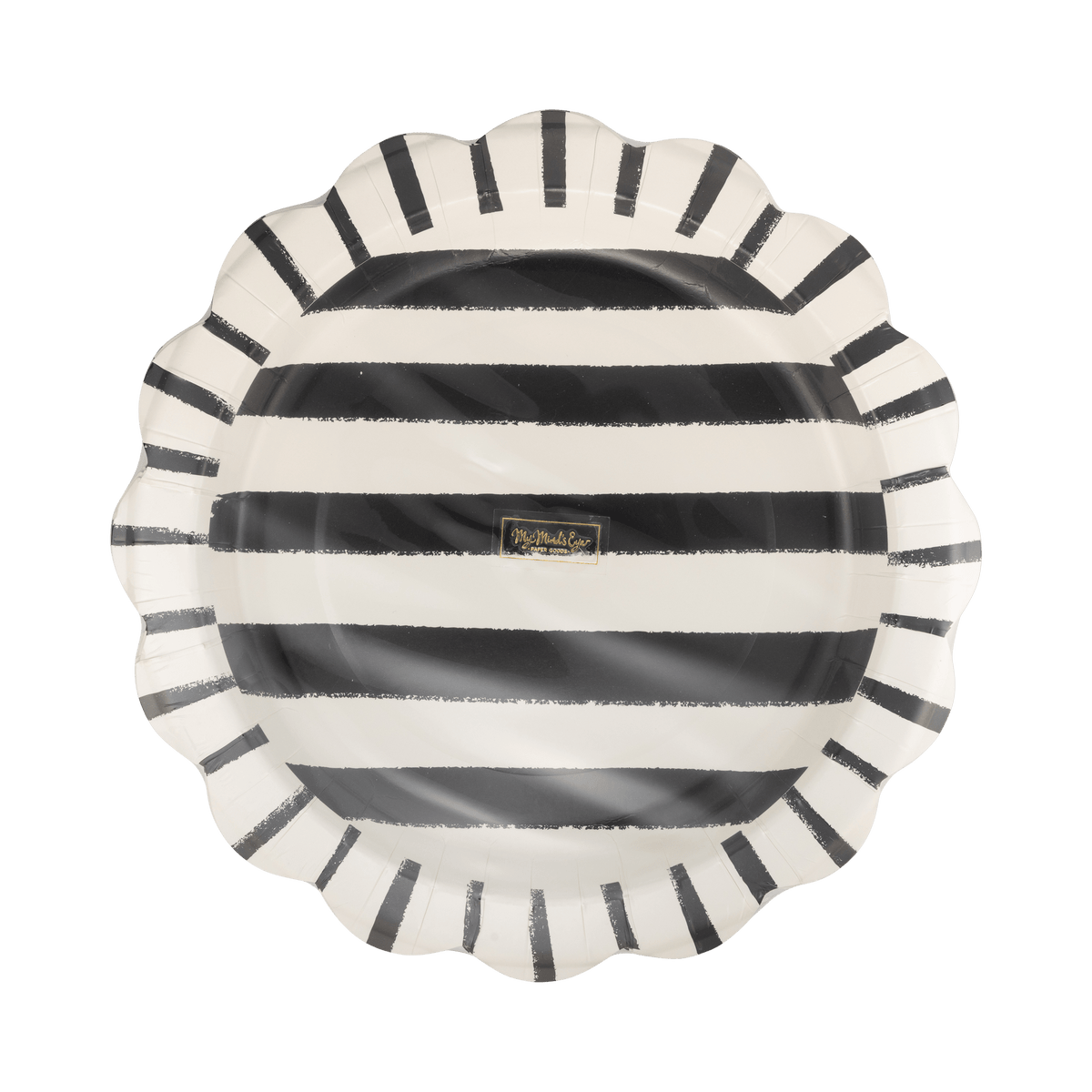 VHP1344 - Halloween Sketchy Stripes 11" Plate - Bria Blair Creative