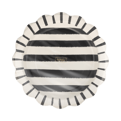 VHP1344 - Halloween Sketchy Stripes 11" Plate - Bria Blair Creative