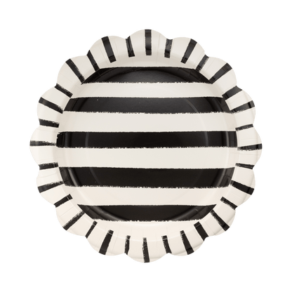 VHP1344 - Halloween Sketchy Stripes 11" Plate - Bria Blair Creative