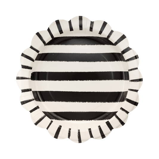 VHP1344 - Halloween Sketchy Stripes 11" Plate - Bria Blair Creative