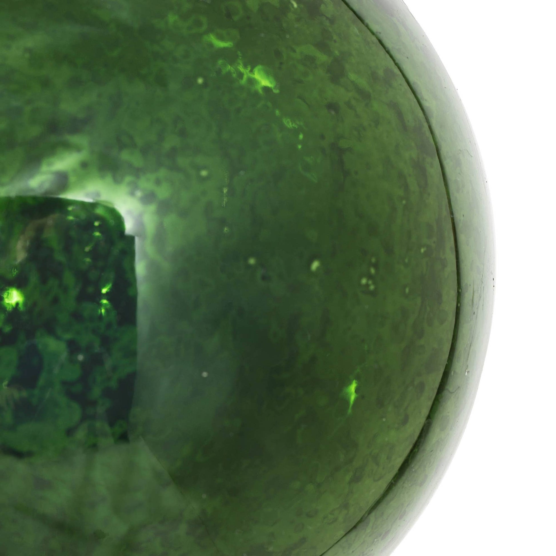 Vickerman 4.75" Moss Green Mercury Ball Ornament, 4 per Bag.: Moss Green / Plastic / 4.75" - Bria Blair Creative