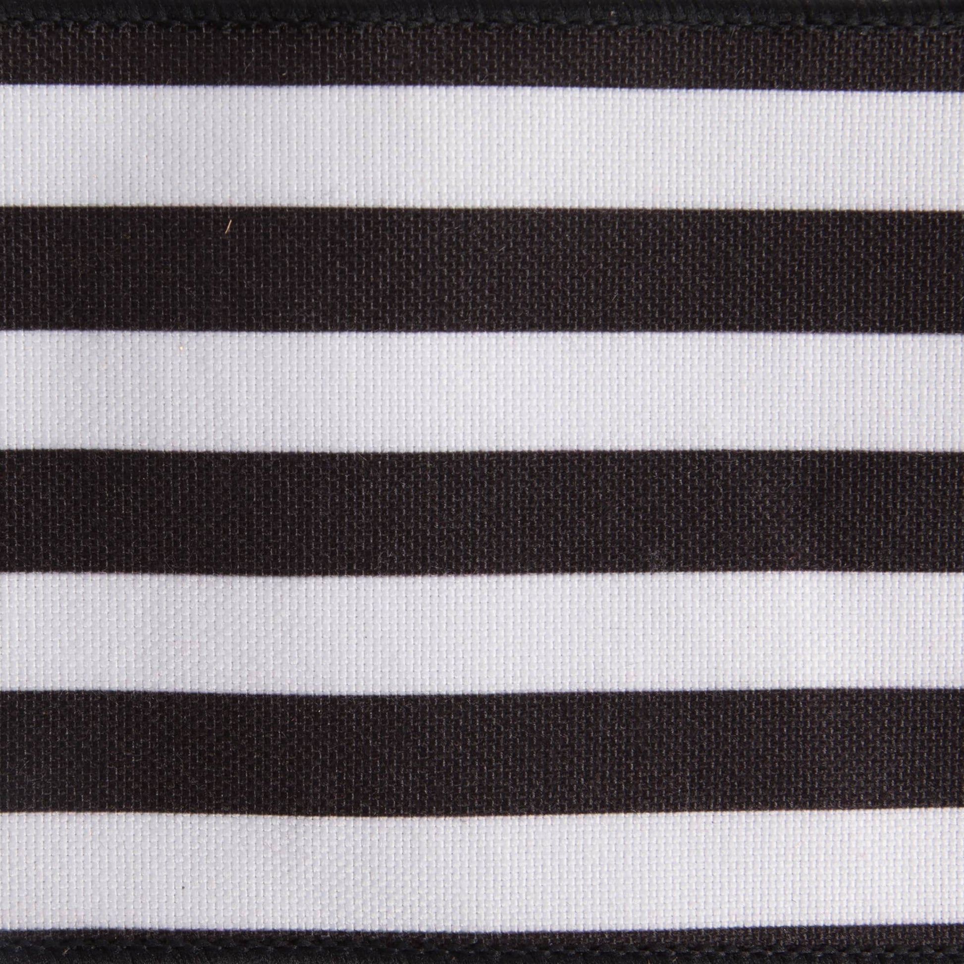 Vickerman 4"x10yd Black Horizontal Stripe: Black / 100% Polyester / 4" x 10 Yards - Bria Blair Creative