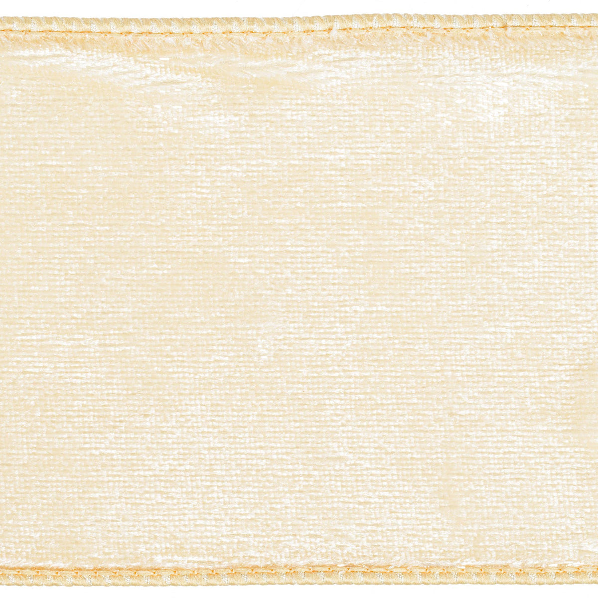 Vickerman 4"x10yd Oat Velvet Luster Ribbon: Oat / Polyester / 4" x 10yd - Bria Blair Creative