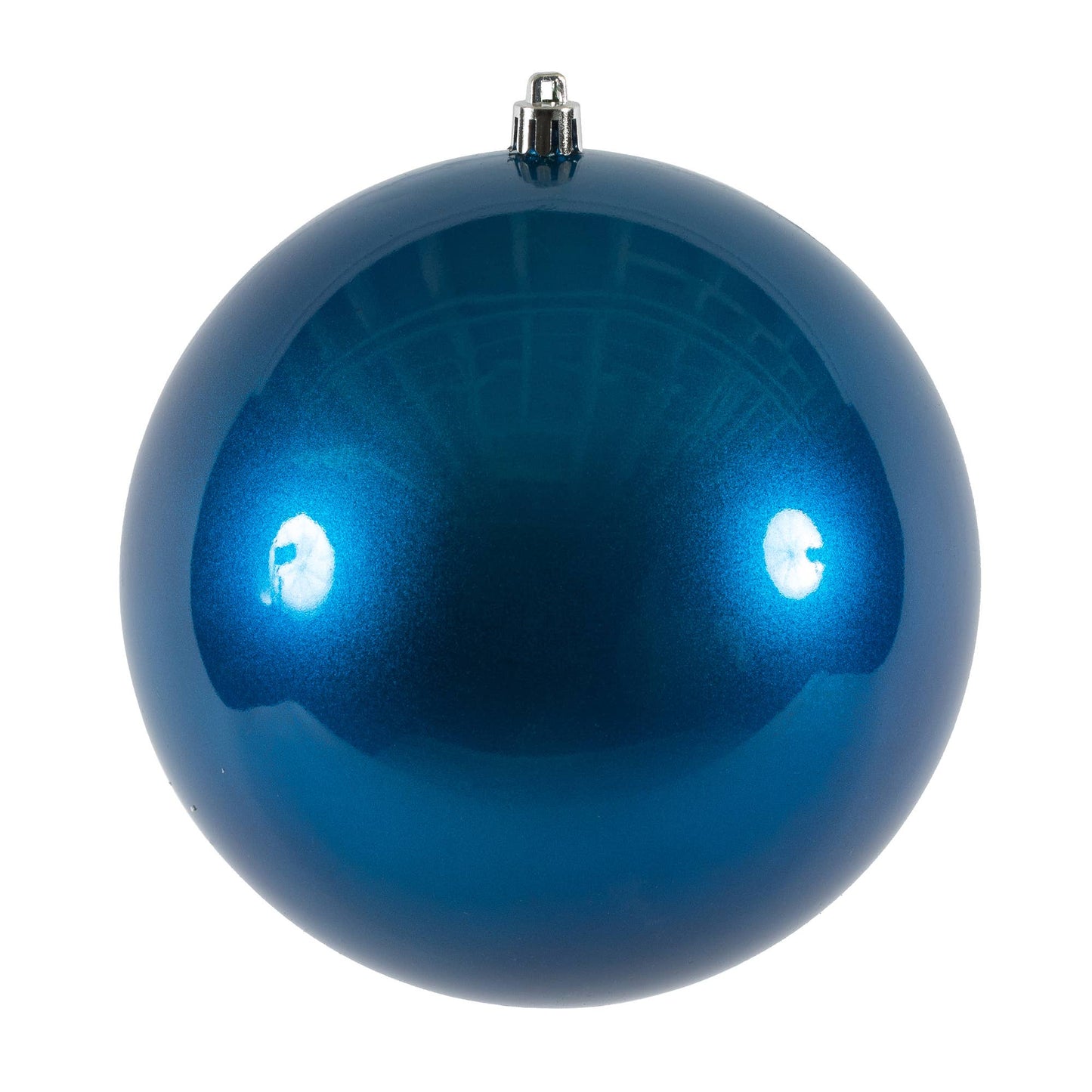 Vickerman 6" Blue Candy Ball Ornament - Bria Blair Creative