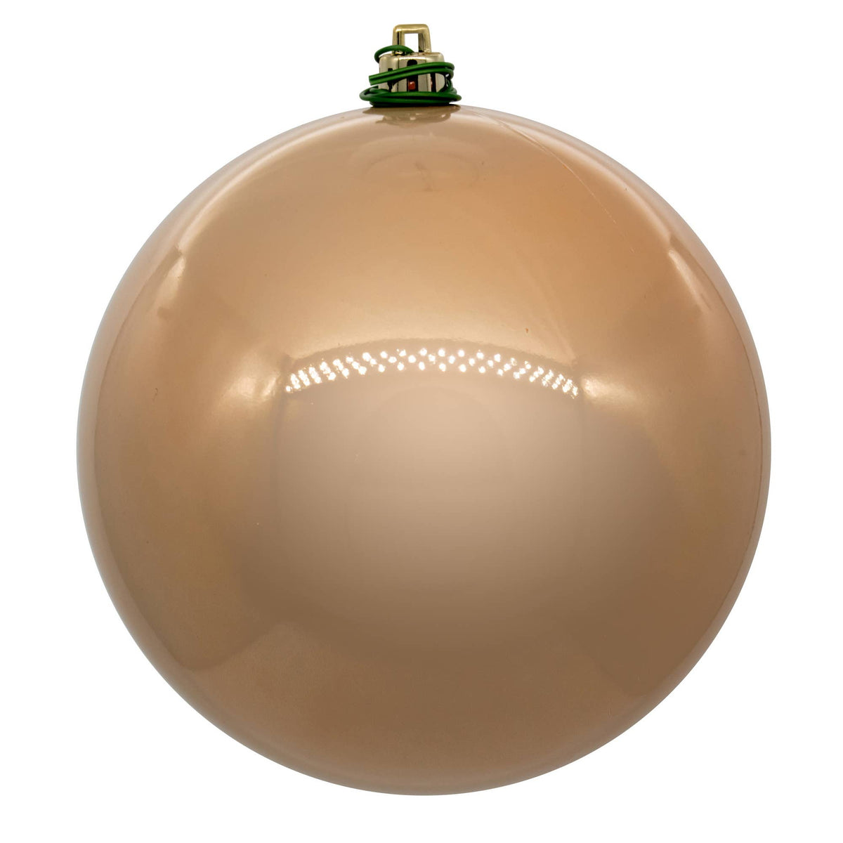Vickerman 6" Café Latte Pearl Ball UV Drill 4/Bg: Café Latte / Polystyrene / 6" - Bria Blair Creative