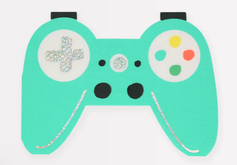 Video Games Controller Napkins (x 16) - Bria Blair Creative