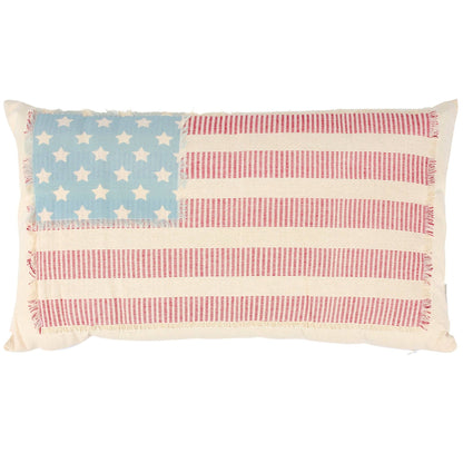 Vintage Americana Flag Pillow - Bria Blair Creative