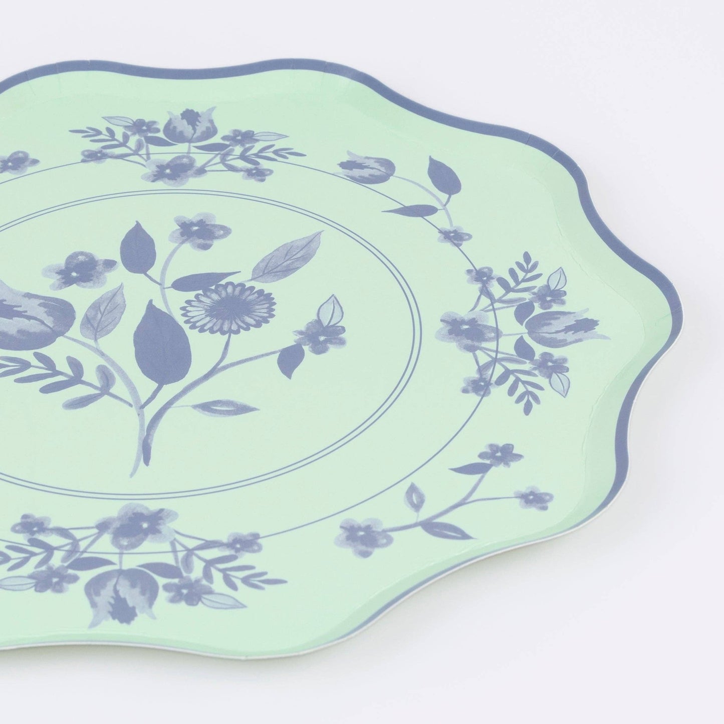 Vintage Botanical Dinner Plates - Bria Blair Creative