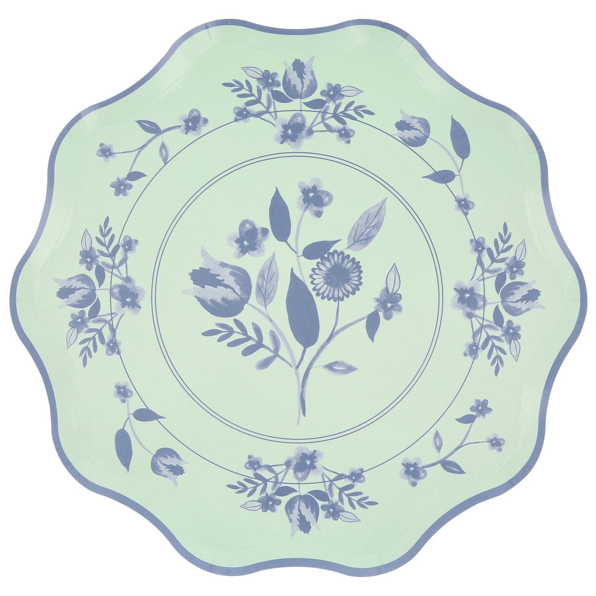 Vintage Botanical Dinner Plates - Bria Blair Creative